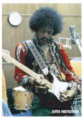 JIMI HENDRIX ポスター ジミ・ヘンドリックス ポストカード