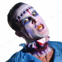 コスプレ 仮装 切り裂かれた首の傷 【 コスプレ 衣装 ハロウィン プチ仮装 怖い 特殊メイク メイクアップキット 化粧 ハロウィン 衣装 変