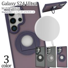 �X�}�z�P�[�X Galaxy S24 Ultra SC-52E SCG26�p MagSafe�Ή� �X�}�z�����O�t�� �}�b�g�o���p�[ �N���A�P�[�X �����������f�U�C�� ������ 
