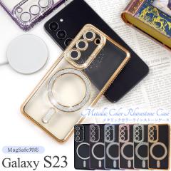 �X�}�z�P�[�X Galaxy S23 SC-51D SCG19�p MagSafe�Ή� ���^���b�N�J���[ ���C���X�g�[���P�[�X ���炫�� ������� �����ȒP �w�ʃJ�o�[ 