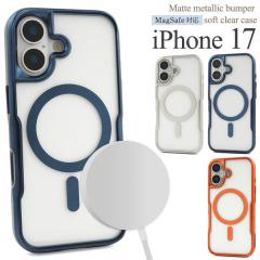 �X�}�z�P�[�X iPhone17 MagSafe�Ή� �}�b�g���^���b�N�o���p�[ �\�t�g�N���A�P�[�X �A�C�t�H��17 �w�� �ی� �J�o�[ �N���A�P�[�X ���� �}