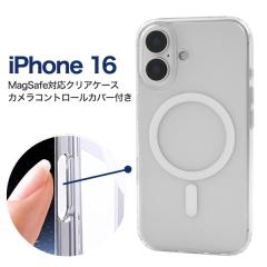 �X�}�z�P�[�X iPhone16 MagSafe�Ή� �N���A�P�[�X �J�����R���g���[���J�o�[�t�� �w�ʕی�J�o�[ �V���v�� ���� �m�[�}�� �g�уP�[�X �g