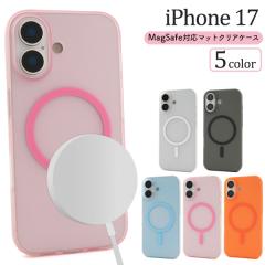 �X�}�z�P�[�X iPhone17�p MagSafe�Ή� �}�b�g�N���A�P�[�X ������� ���� �g�уJ�o�[ �w�ʕی� �X�}�z�J�o�[ �g�уP�[�X �P�[�^�C�P�[