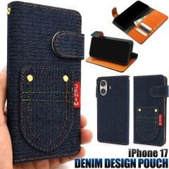 �X�}�z�P�[�X iPhone17�p �蒠�^ �|�P�b�g�f�j�� �g�уP�[�X ������� �V���v�� ���킢�� �f�j���P�[�X �J�W���A�� �����ȒP �X�}�z�J�o