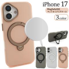 �X�}�z�P�[�X iPhone17 MagSafe�Ή� �}�b�g�Z�~�N���A�P�[�X �A�C�t�H��17 �w�� �ی� �J�o�[ �n�[�h�P�[�X ������ ���n �d�� �}�O�Z�[�t