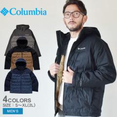 コロンビア アウター メンズ グランド トレック II ダウン フード ジャケット ブラック 黒 ネイビー 紺 COLUMBIA WE5083 ジャケット ダウ