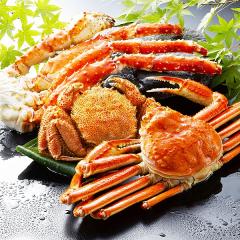 かに三昧満腹福袋Bセット(ボイル)/3種・合計1800g(姿ずわいがに・毛がに・たらばがに脚)