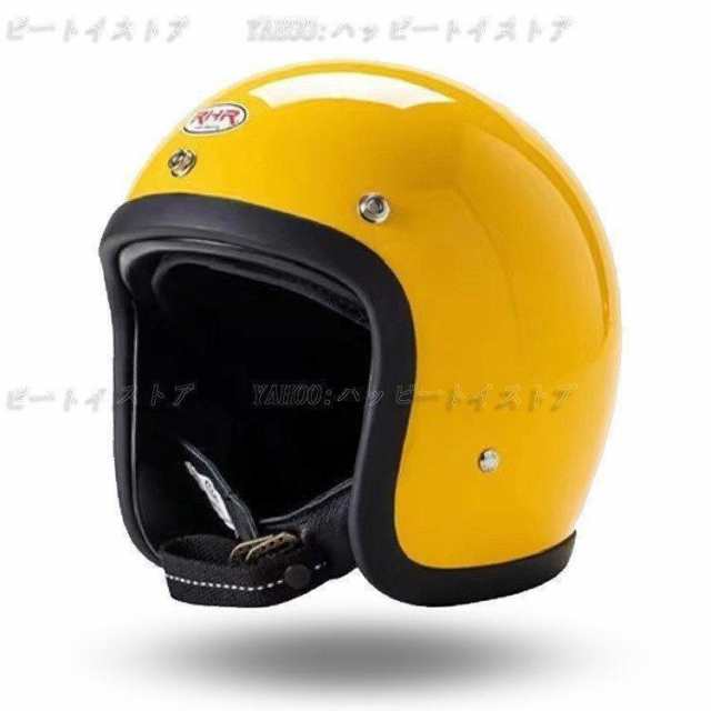 スモールジェットバイク 小帽体 500TX ジェット 3/4 ガラス繊維 ビンテージスタイル バイク用品