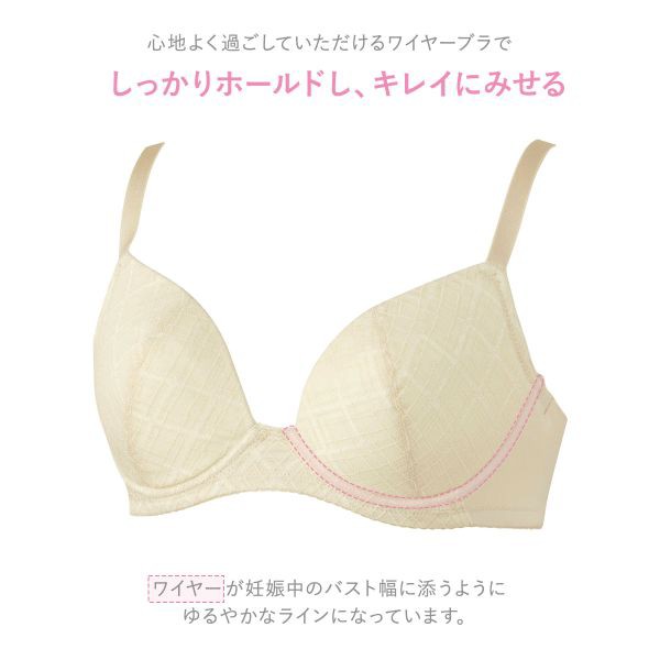 20％OFF【送料無料】 ワコール Wacoal マタニティ MATERNITY ブラジャー キレイにみえてやさしいブラ 産前・産後兼用 EF  授乳ブラ 単品