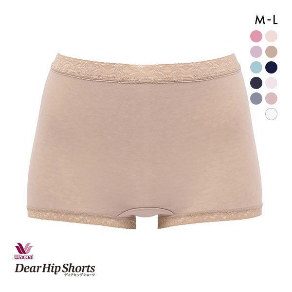 15％OFF メール便(5) ショーツ ワコール レディース 綿 下着 Wacoal ディアヒップ DearHip Shorts 混 スタンダード  ボーイレングス ML パの通販はau PAY マーケット - SHIROHATO(白鳩)｜プレミアムマーク掲載商品送料無料