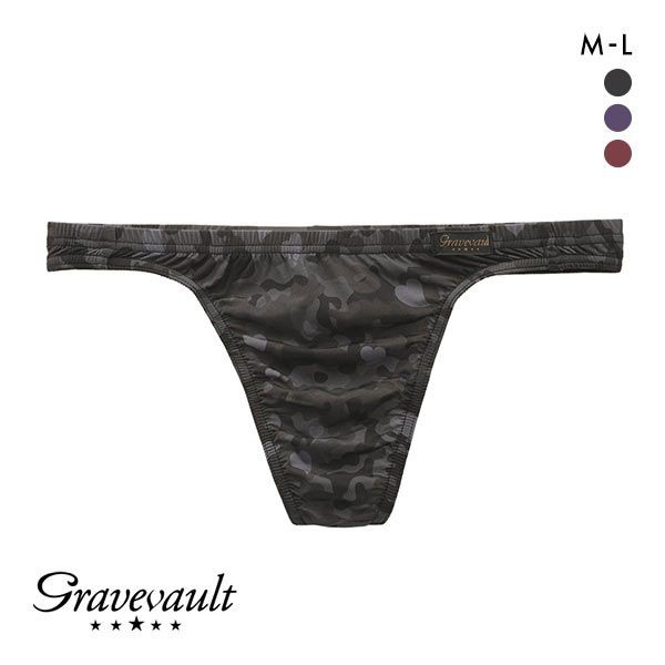 25％OFF グレイブボールトGravevault Love camouflage Tバック ビキニ