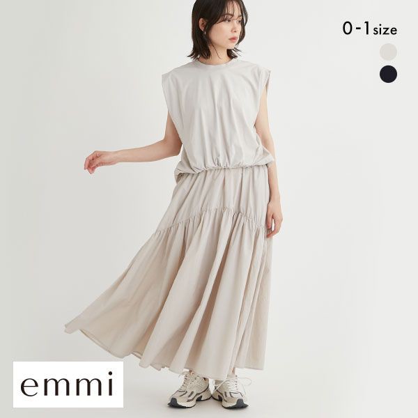 【送料無料】 エミ emmi 【emmi atelier】 カットセットワンピース