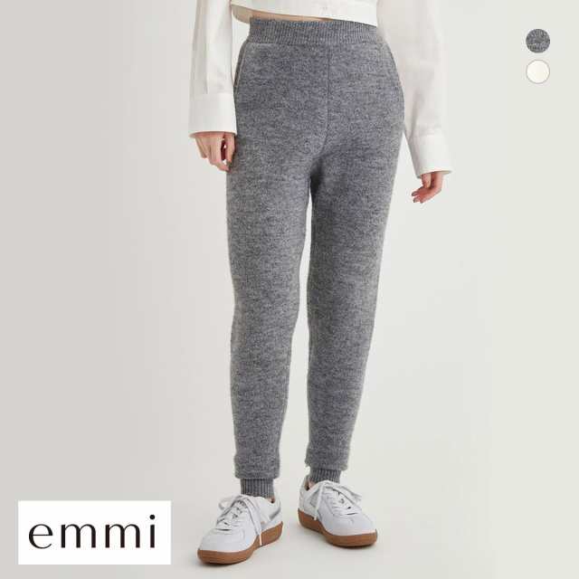 【送料無料】 エミ emmi 【emmi atelier】 ウールニットパンツ