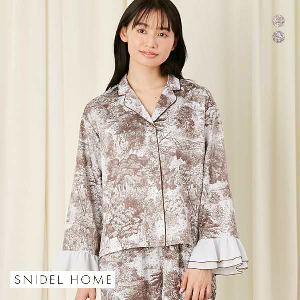 30％OFF【送料無料】 スナイデルホーム SNIDEL HOME 【WarmSatin】フレアスリーブ開襟シャツ パジャマ ルームウェアの通販はau  PAY マーケット - SHIROHATO(白鳩) | au PAY マーケット－通販サイト