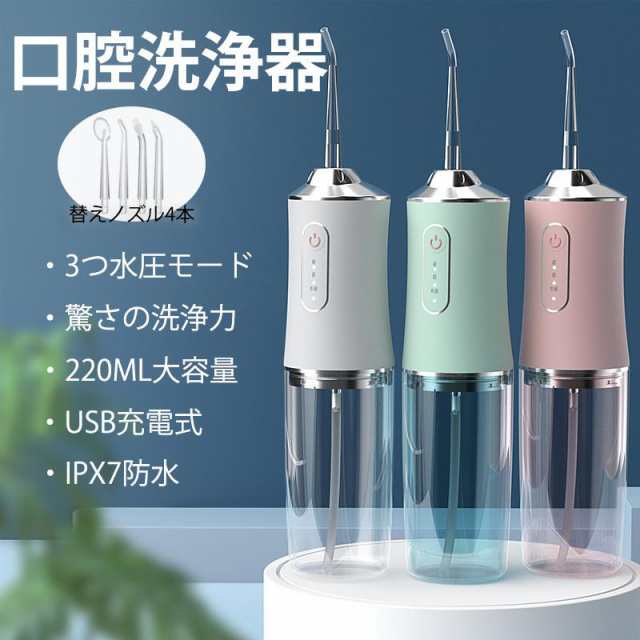 電動歯ブラシ 音波電動歯ブラシ 歯垢除去 口内ケア USB充電可能 IPX7防水 - 3