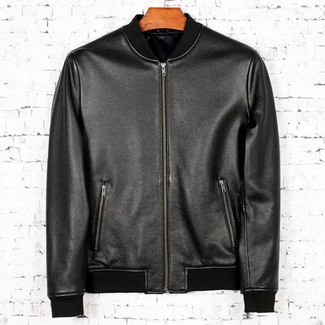 メンズ革ジャン 本革　秋冬　レザージャケット ライダースジャケット バイクウェア シングル 男性用　上品　防寒防風