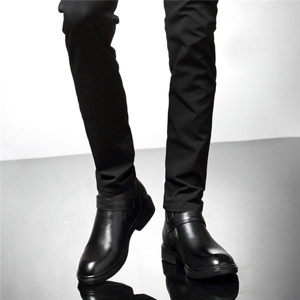 ポイント10倍！】ショートブーツ メンズ チャッカブーツ 本革 ワーク