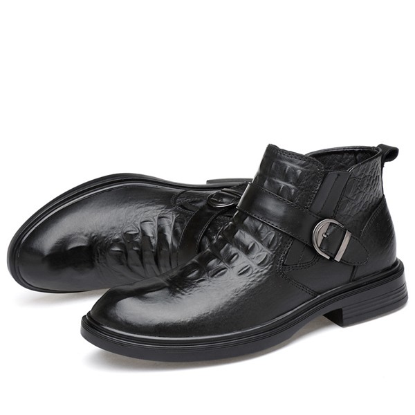 ポイント10倍！】ショートブーツ メンズ チャッカブーツ 本革 ワーク