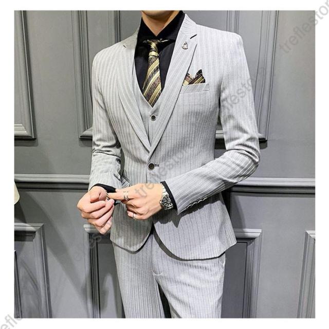 紳士服 メンズ スーツセット 3点セット セットアップ フォーマル ワンボタン 大きいサイズ テーラード ビジネススーツ 通勤 結婚式 秋服