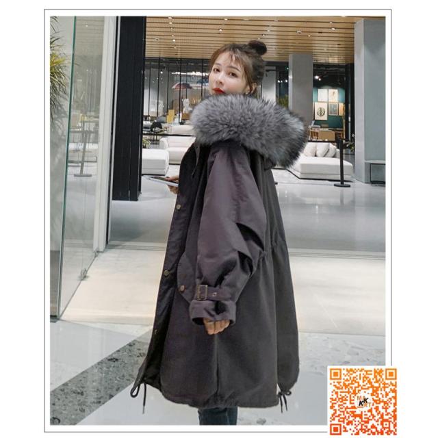 ポイント10倍！】レディース モッズコート 裏起毛 毛皮コート