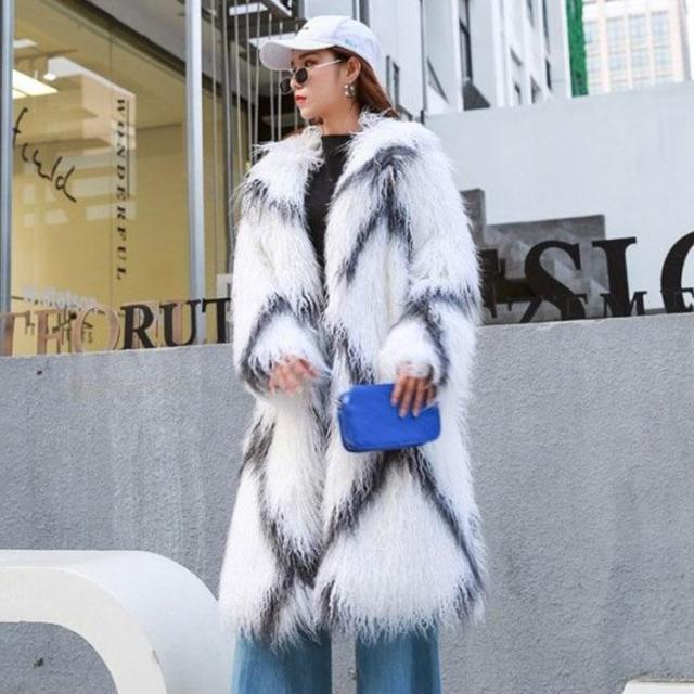 秋冬 レディース ファーコート 毛皮コート トレンド おしゃれ  レディースコート フェイクファー アウター ジャケット　暖かい OL　通勤　レディースアウター