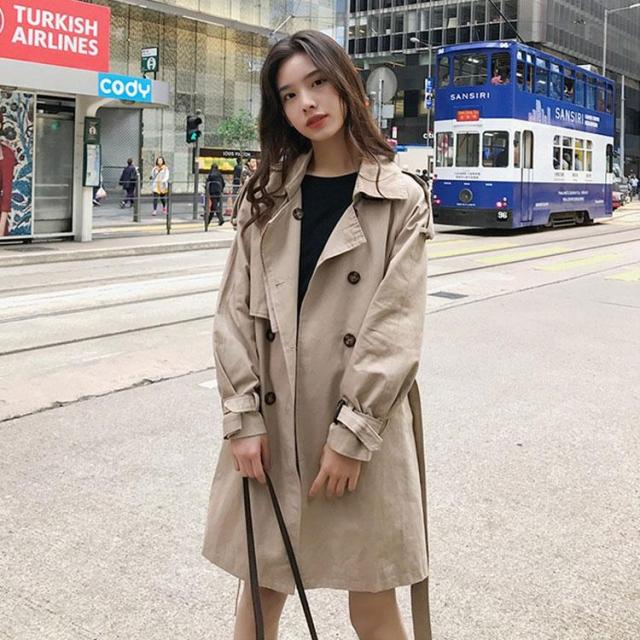 トレンチコート レディースコート　チェスターコート　女性　スプリングコート　トレンチコートフード付きおしゃれ秋冬　ジャケット　アウター　通勤