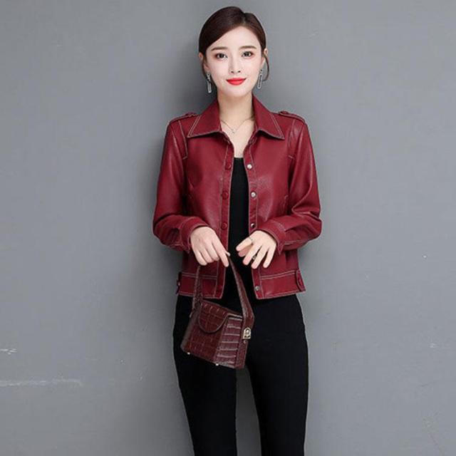 レディース革ジャン 本革　秋冬　レザージャケット ライダースジャケット 合わせやすい  バイクウェア シングル 女性用　上品　防寒防風