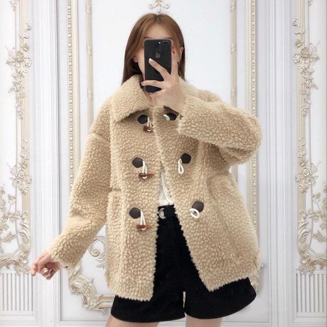 秋冬 レディース ファーコート 毛皮コート 合わせやすい   レディースコート 本物のファー アウター ジャケット　暖かい OL　通勤　レディースアウター
