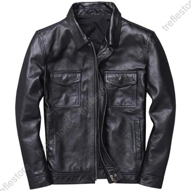 メンズ革ジャン 本革　秋冬　レザージャケット ライダースジャケット バイクウェア シングル 男性用　上品　防寒防風 メンズ革ジャン 秋冬 レザー 大きいサイズ カジュアル 立ち襟