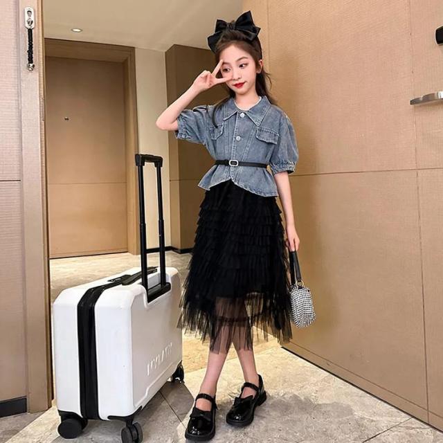 上下セット 2点セット 女の子 キッズ ジュニア 子供服 夏 セットアップ  薄手　可愛い 運動の通販は