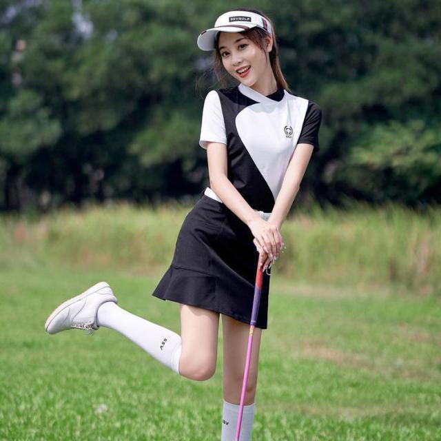 ゴルフウェア レディース ゴルフ　スウェット　ポロシャツ　スポーツウェア 運動着 おしゃれ 着痩せ カジュアル