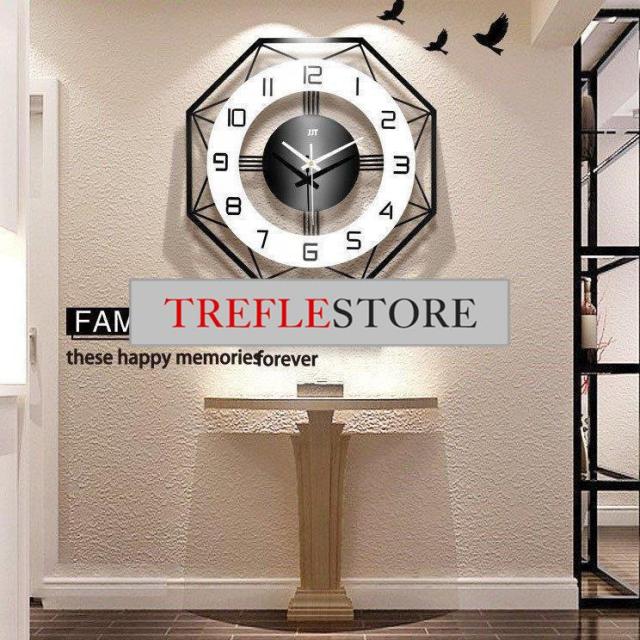 壁掛け時計 おしゃれ 北欧 デザイン 高級感 ギフト 掛時計 引っ越し祝い 入学祝い 玄関 インテリア時計 ブラック ホワイト デジタルの通販は