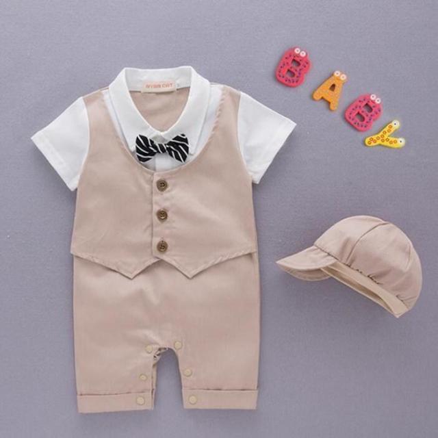 【ポイント5倍！】フォーマルスーツ ベビー服 男の子 ロンパース 子供スーツセット フォーマルロンパースキッズ ベビー