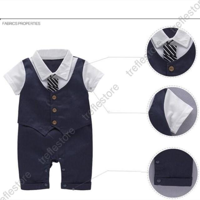 【ポイント5倍！】フォーマルスーツ ベビー服 男の子 ロンパース 子供スーツセット フォーマルロンパースキッズ ベビー