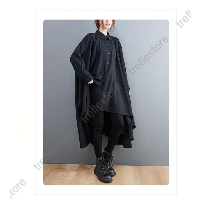 ポイント10倍！】ワンピース レディース ロング丈 シャツワンピ