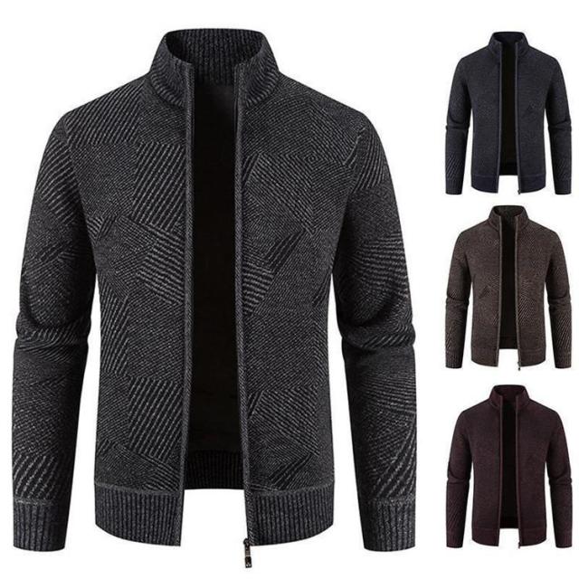 ニットジャケット メンズ カーディガン 50代 ニットカーディガン ニットアウター トップス ニットセーター おしゃれ かっこいい 春 秋 冬の通販は 5,090円