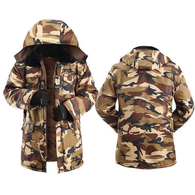 ミリタリー モッズ メンズ 迷彩 ポアコート 中綿コート お釣り フード付き ブルゾン ロング カモ柄 裏ボア アウター アウトドア 防寒の通販は