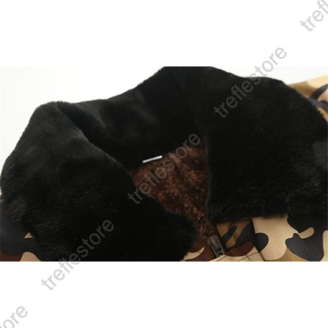 ミリタリー モッズ メンズ 迷彩 ポアコート 中綿コート お釣り フード付き ブルゾン ロング カモ柄 裏ボア アウター アウトドア 防寒の通販は