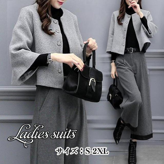 【ポイント5倍！】春物 卒業式 服 母 50代 セレモニースーツ パンツスーツ ママ セットアップ レディース 秋冬 おしゃれ 入園式 入学式 卒園式 上下セット 通勤 OL