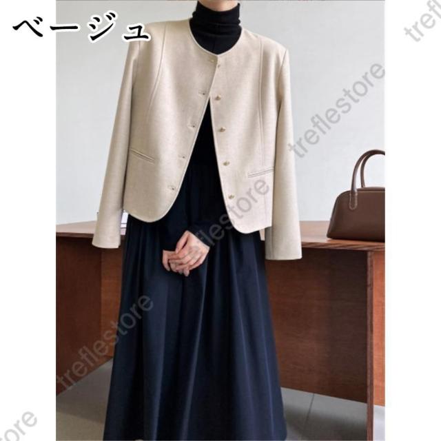 スーツジャケット テーラード レディース フォーマル ツイード スーツ カーディガン 春 秋 オフィス 通勤 OL 卒業式 卒園式 入園式 30代 40代 50代の通販は