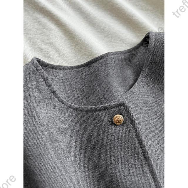 スーツジャケット テーラード レディース フォーマル ツイード スーツ カーディガン 春 秋 オフィス 通勤 OL 卒業式 卒園式 入園式 30代 40代 50代の通販は