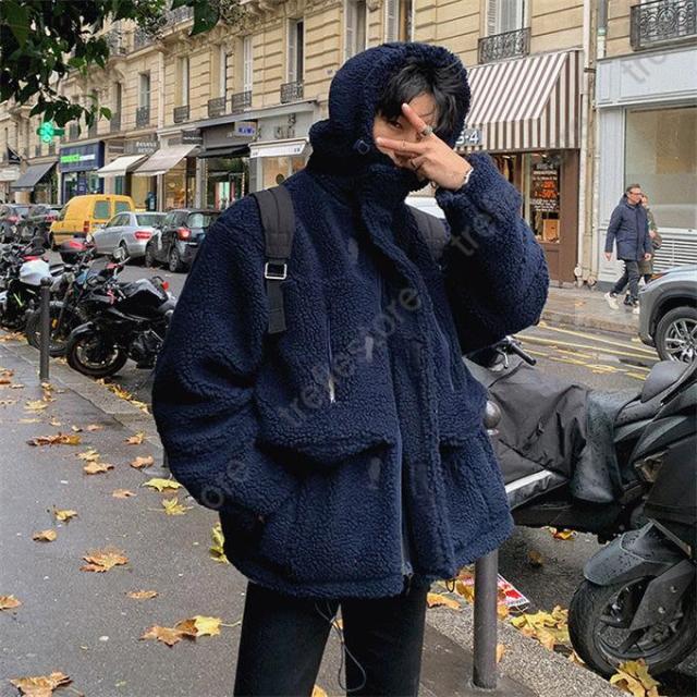 ポイント10倍！】ボアコート メンズ ムート風ンコート ボア フェイク