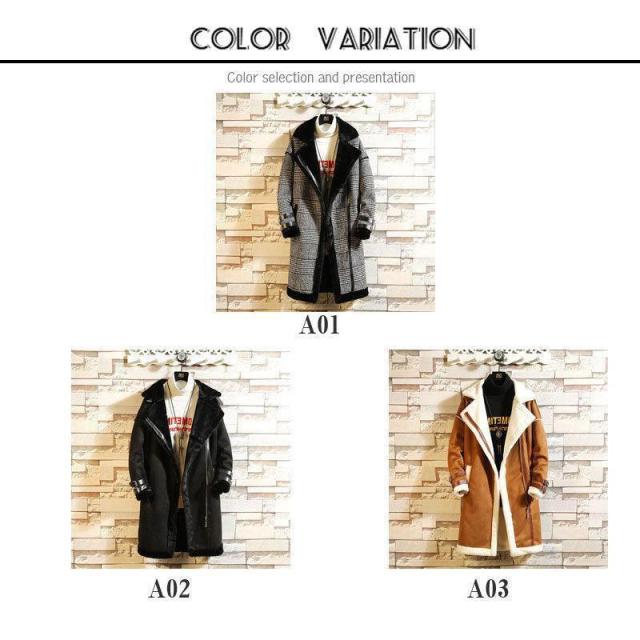 ポイント10倍！】ロング丈 ムートンコート メンズ ムートンジャケット