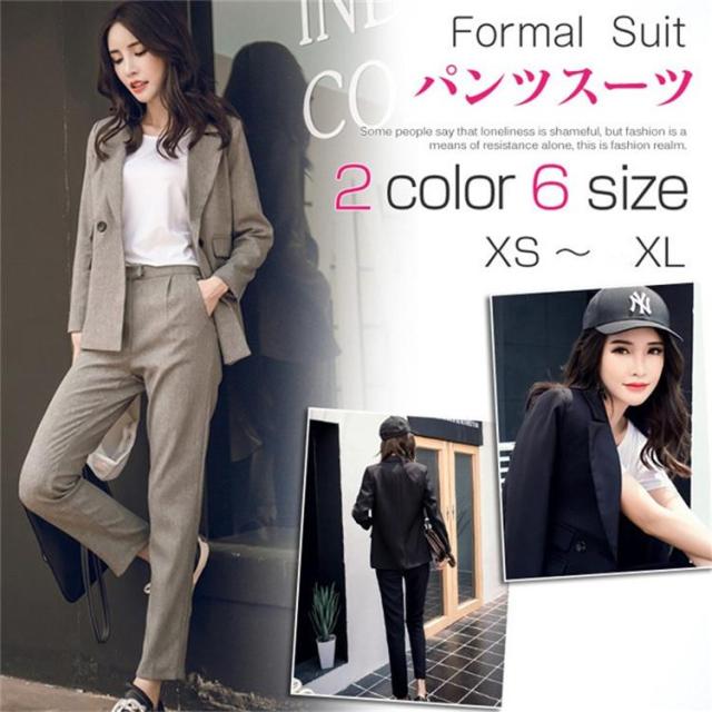 スーツ セットアップ パンツスーツ レディース 30代 おしゃれ セットアップ スーツ 入学式 ママ パンツスーツ セレモニー 入園式 通勤の通販は 5,809円