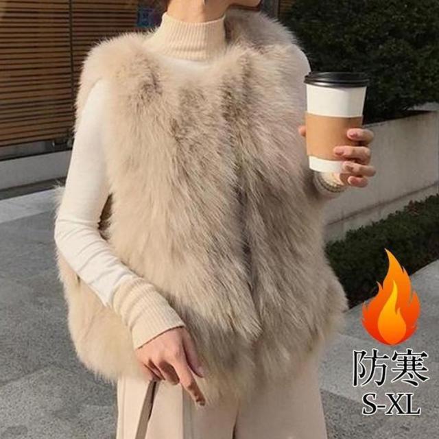【ポイント5倍！】ファーベスト レディース ボアベスト 毛皮ベスト ショット丈 毛皮コート フェイクファー アウター ボア ふわふわ 防寒 暖かい 高級 おしゃれ