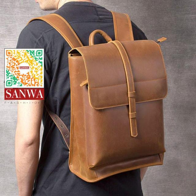 リュック　メンズ　リュックサック 本革　牛革　デイパック　ビジネス　バックパック　レザー　通勤通学　旅行　出張　アウトドア　自転車鞄　カバン　男女兼用