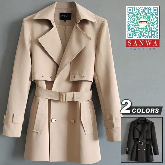 メンズトレンチコート　コート　春秋冬　メンズ　ジャケット　ロングコート　トップス　アウター　ミディアム　ビジネス　通勤　カジュアル　紳士