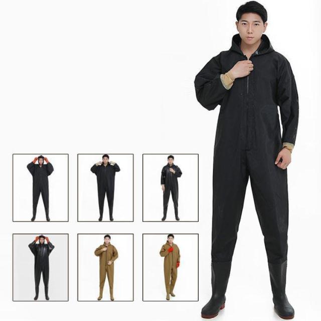 ウェーダー  連体服  耐磨耗  水陸両用スーツ 釣り用スーツ　渓流釣り　防水透湿　アウトドア　清掃　農作業　水産　漁師