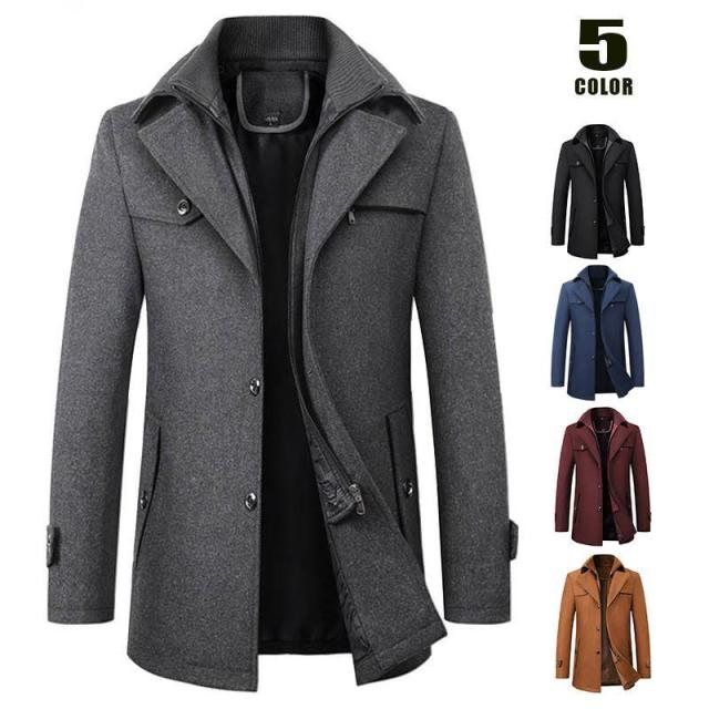コート メンズ ビジネスコート 通勤 冬服 アウター 紳士服 冬コート ウール ビジネス カジュアル おしゃれ