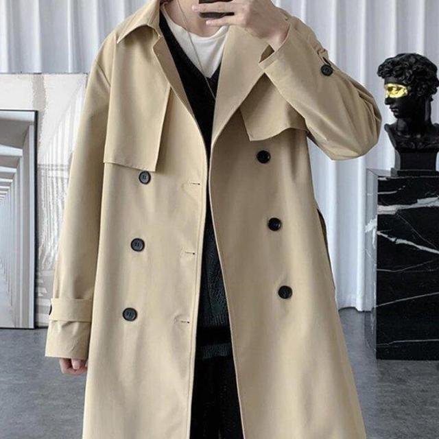 トレンチコート メンズ コート ロングコート カジュアル 秋 大きいサイズ アウター